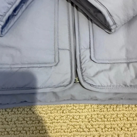 Zella Women's Light Purple Puffer Jacket Quilted Packable Jacket Size Small - Picture 3 of 10